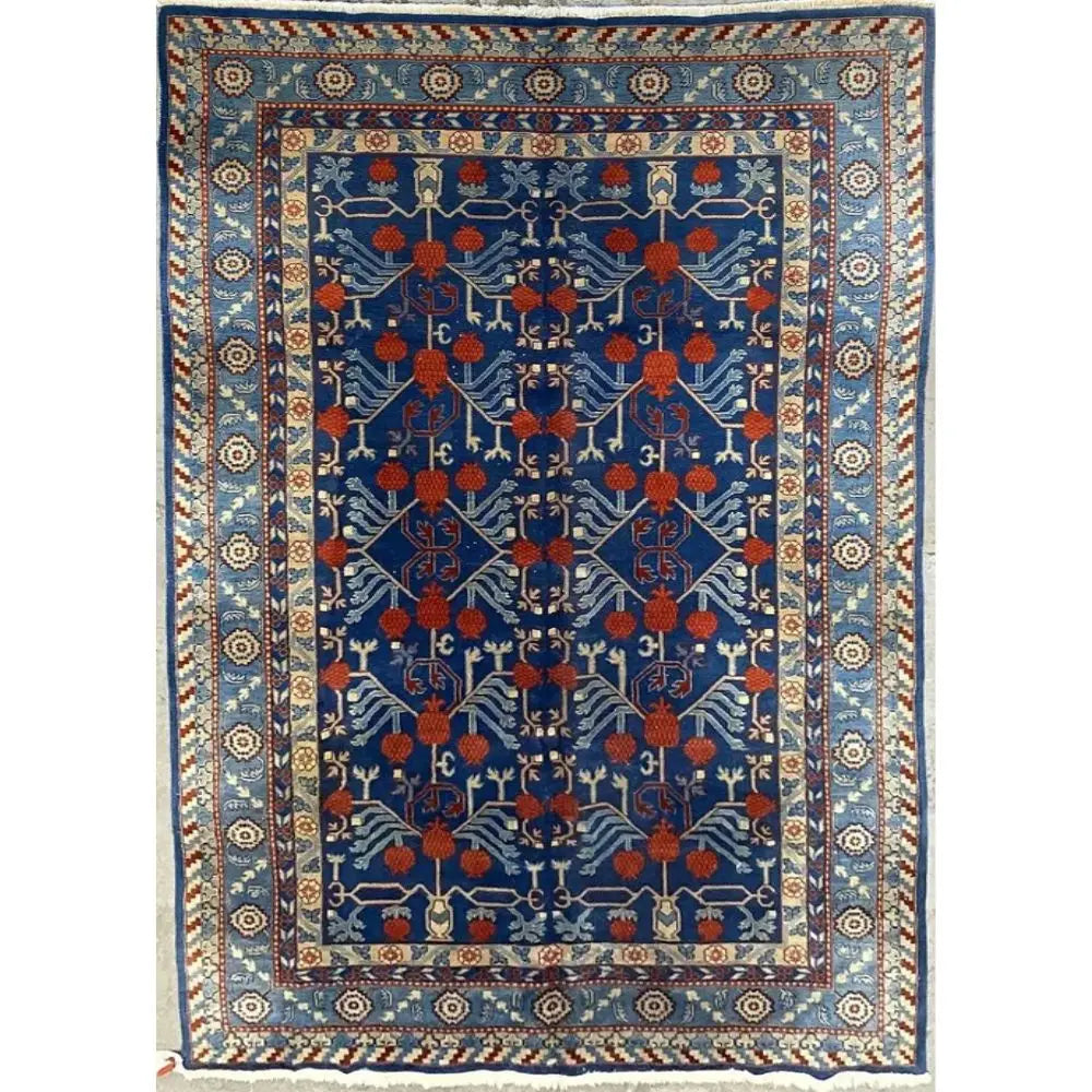 One Of The Kind Persian Tabriz Rug 5'7" x 9'3" zandirugs